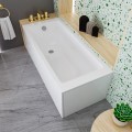 Badewanne Tami 180x80 cm Thermobadewanne ecoThermoPro Acrylwanne Rechteck (id: 1874)