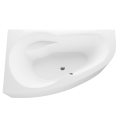 Badewanne Eckbadewanne 160x95 cm links Newa Acrylwanne + Ablauf Viega (id: 1880)