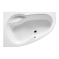 Badewanne Eckbadewanne 160x95 cm links Newa Acrylwanne + Ablauf Viega (id: 1880)