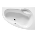 Badewanne Eckbadewanne 150x95 cm rechts Newa Acrylwanne + Ablauf Viega (id: 1881)