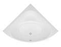 Badewanne Eckwanne Dina 140 x 140 cm mit Isolierung Thermobadewanne Acrylwanne+ Siphon Viega (id: 1901)