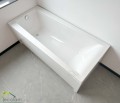 Badewanne mit Isolierung Linda 150x75 cm Thermobadewanne ecoThermoPro Acrylwanne Rechteck + Siphon Viega (id: 1917)