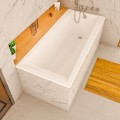 Badewanne mit Isolierung Linda 170x75 cm Thermobadewanne ecoThermoPro Acrylwanne Rechteck + Siphon Viega (id: 1927)