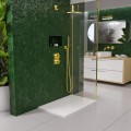 Duschwanne flache Duschtasse 150x90 x 4,5 cm Zero Duschplatte bodengleich + Siphon