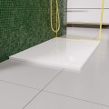 Duschwanne flache Duschtasse 150x90 x 4,5 cm Zero Duschplatte bodengleich + Siphon
