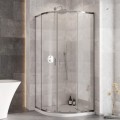 Duschkabine Zarya 90x90 x190 cm R55 Viertelkreis Echtglas Dusche Glaswand (id: 1961)