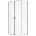 Duschkabine Zarya 90x90 x190 cm R55 Viertelkreis Echtglas Dusche Glaswand (id: 1961)