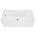 Badewanne Tami 140x70 cm mit LED Beleuchtung Unterwasserbeleuchtung Rechteck (id: 1972)