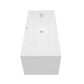 Badewanne Tami 140x70 cm mit LED Beleuchtung Unterwasserbeleuchtung Rechteck (id: 1972)