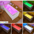Badewanne Tami 140x70 cm mit LED Beleuchtung Unterwasserbeleuchtung Rechteck (id: 1972)