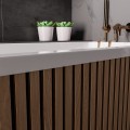 Badewanne Tami 150x70 cm Styropor optional Fliesen Holz Muster Acrylwanne Rechteck (id: 1978)