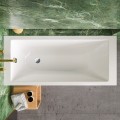 Badewanne Tami 150x70 cm Styropor optional Fliesen Holz Muster Acrylwanne Rechteck (id: 1978)
