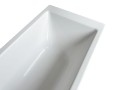 Badewanne Tami 160x70 cm Styropor optional Fliesen Holz Muster Acrylwanne Rechteck (id: 1979)