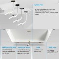 Badewanne Acrylwanne 180x80 cm Heaven SLIM Rechteck + Siphon: weiß / chrom / gold / schwarz (id: 1994)