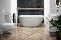 freistehende Badewanne 160x75 cm Olia Acrylwanne Standbadewanne (id: 1996)