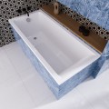 Badewanne Acrylwanne 160x70 cm Savia + Ablauf Viega (id: 2007)