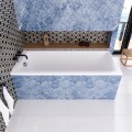 Badewanne Acrylwanne 170x70 cm Savia + Ablauf Viega (id: 2008)
