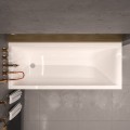 Badewanne Acrylwanne 150x70 cm Marella + Ablauf Viega (id: 2012)