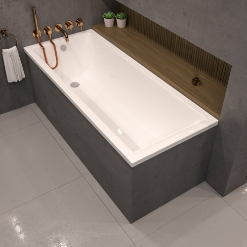 Badewanne Acrylwanne 150x70 cm Marella + Ablauf Viega (id: 2012)