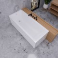 Badewanne Acrylwanne 150x70 cm Marella + Ablauf Viega (id: 2012)