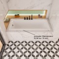 Badewanne 150x70 cm Marella Slim niedriger Rand+ Ablauf Viega (id: 2028)