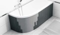 Badewanne Eckwanne 170x75 cm Oceana Side links für Zwei + Ablauf Viega (id: 2032)