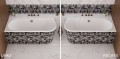 Badewanne Eckwanne 170x75 cm Oceana Side rechts für Zwei + Ablauf Viega (id: 2033)