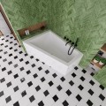 Badewanne Eckbadewanne 180 x 130 cm Sfera Maxi links für zwei Personen (id: 2034)