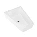 Badewanne Eckbadewanne 180 x 130 cm Sfera Maxi links für zwei Personen (id: 2034)