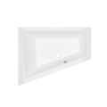 Badewanne Eckbadewanne 180 x 130 cm Sfera Maxi links für zwei Personen (id: 2034)