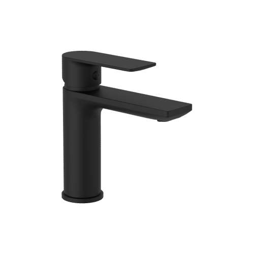 Waschtischarmatur Wasserhahn Armatur Badarmatur GLAD schwarz Design modern (id: 2043)