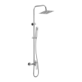 Set Duschsystem Handbrause Armatur Dusche Regendusche Stange GLAD Rain chrom (id: 2050)