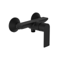 Set Duschsystem Handbrause Armatur Dusche Regendusche Stange GLAD Rain schwarz (id: 2052)