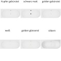 freistehende Badewanne 175x75 cm links Vigoo Eckbadewanne Wandbadewanne optionale Farbe des Siphons (id: 2059)
