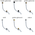 freistehende Badewanne 180x80 cm links Vigoo Eckbadewanne Wandbadewanne optionale Farbe des Siphons (id: 2060)