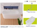 freistehende Badewanne 175x75 cm rechts Vigoo Eckbadewanne Wandbadewanne optionale Farbe des Siphons (id: 2062)