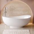 freistehende Badewanne 160x92 cm Siya Standbadewanne Mineralguss (id: 2064)