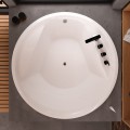 große Badewanne 160 cm Great Arc runde Doppelwanne Duo-Wanne kreisrund (id: 2066)