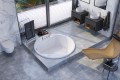 große Badewanne 160 cm Great Arc runde Doppelwanne Duo-Wanne kreisrund (id: 2066)