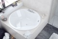große Badewanne 160 cm Great Arc runde Doppelwanne Duo-Wanne kreisrund (id: 2066)