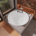 große Badewanne 160 cm Great Arc runde Doppelwanne Duo-Wanne kreisrund (id: 2066)