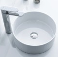 Aufsatzwaschbecken Waschbecken rund 36 cm Waschtisch Aufsatzwaschtisch Ovia (id: 2072)
