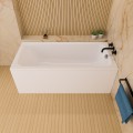 Badewanne Acrylwanne 160x70 cm Basic + Ablauf Viega (id: 2089) Acrylschürze