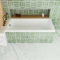 Badewanne Acrylwanne 170x70 cm Basic + Ablauf Viega (id: 2090)