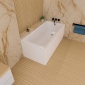 Badewanne Acrylwanne 170x70 cm Basic + Ablauf Viega (id: 2090)