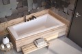 Badewanne Eckbadewanne Intima 160 x 90 cm rechts