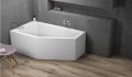 Eckbadewanne Raumsparwanne Selena 160 x 90 cm links