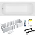 Badewanne Acrylwanne 160x70 cm Pola + Ablauf Viega (id: 2099) Wannenträger