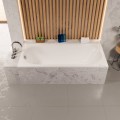 Badewanne Acrylwanne 180x80 cm Oceana + Ablauf Viega (id: 1824)
