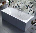 Badewanne Acrylwanne 180x80 cm Oceana + Ablauf Viega (id: 1824)